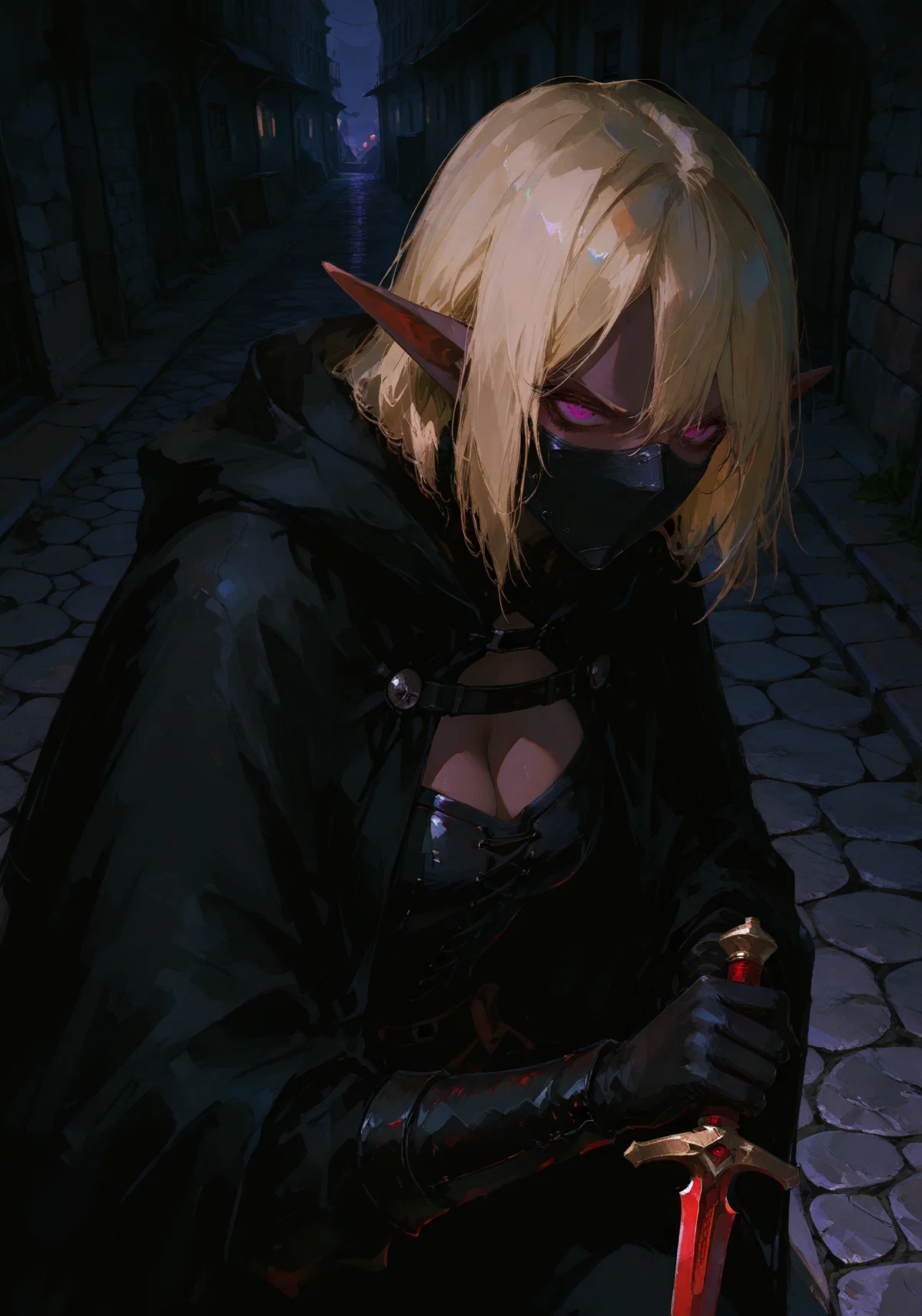 Vasha, Dark Elf Bounty Hunter