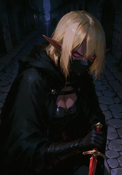 Vasha, Dark Elf Bounty Hunter