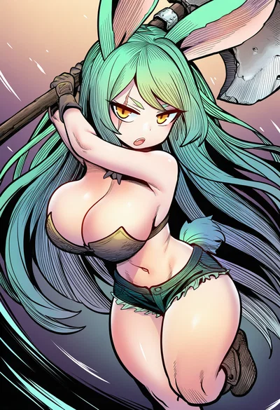 Clover, The Axe-Wielding Bunny Girl | Horny Isekai Chronicles 