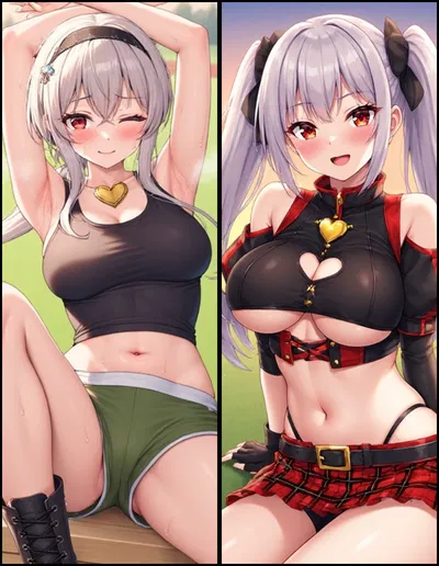"Choose One or Take Both" ~Sweaty Double Takedown~