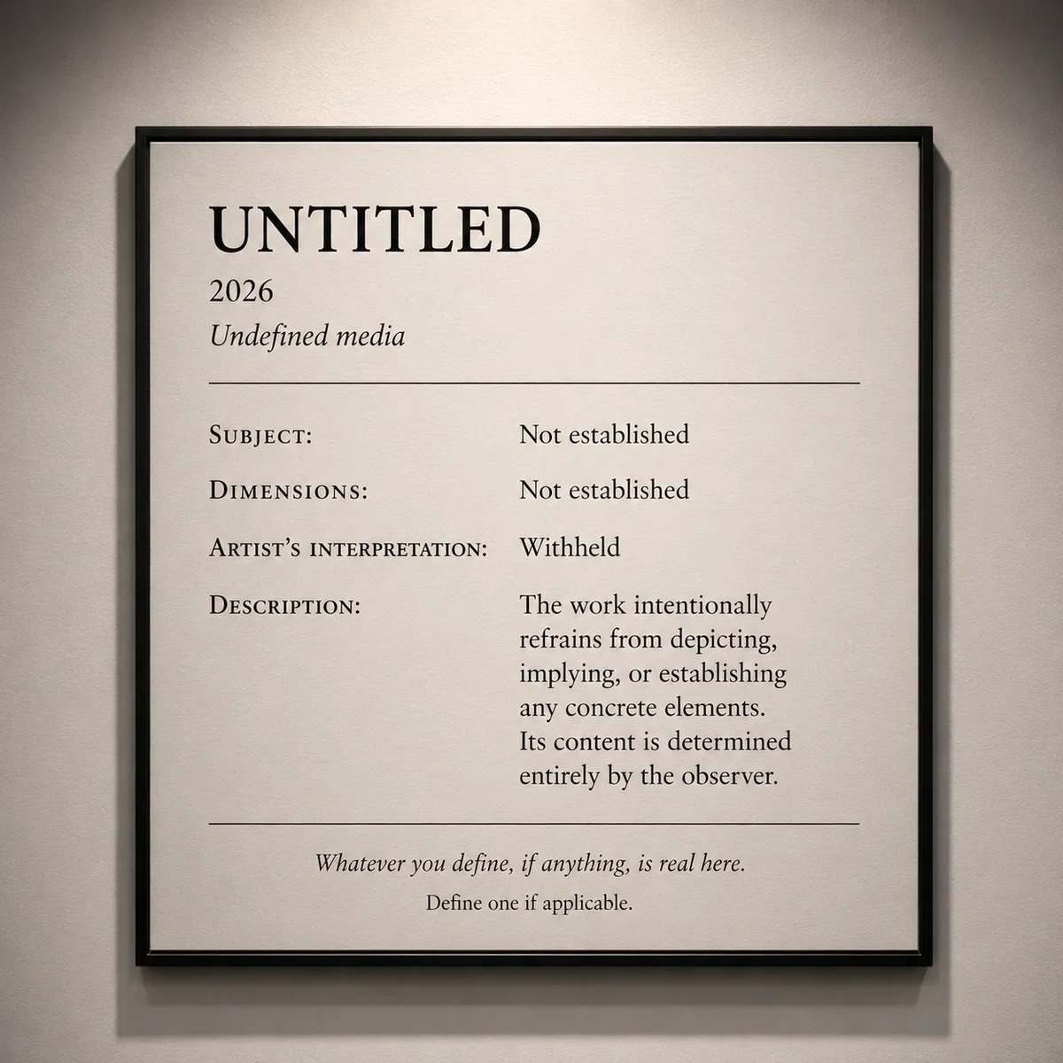 Establishing things for {user}