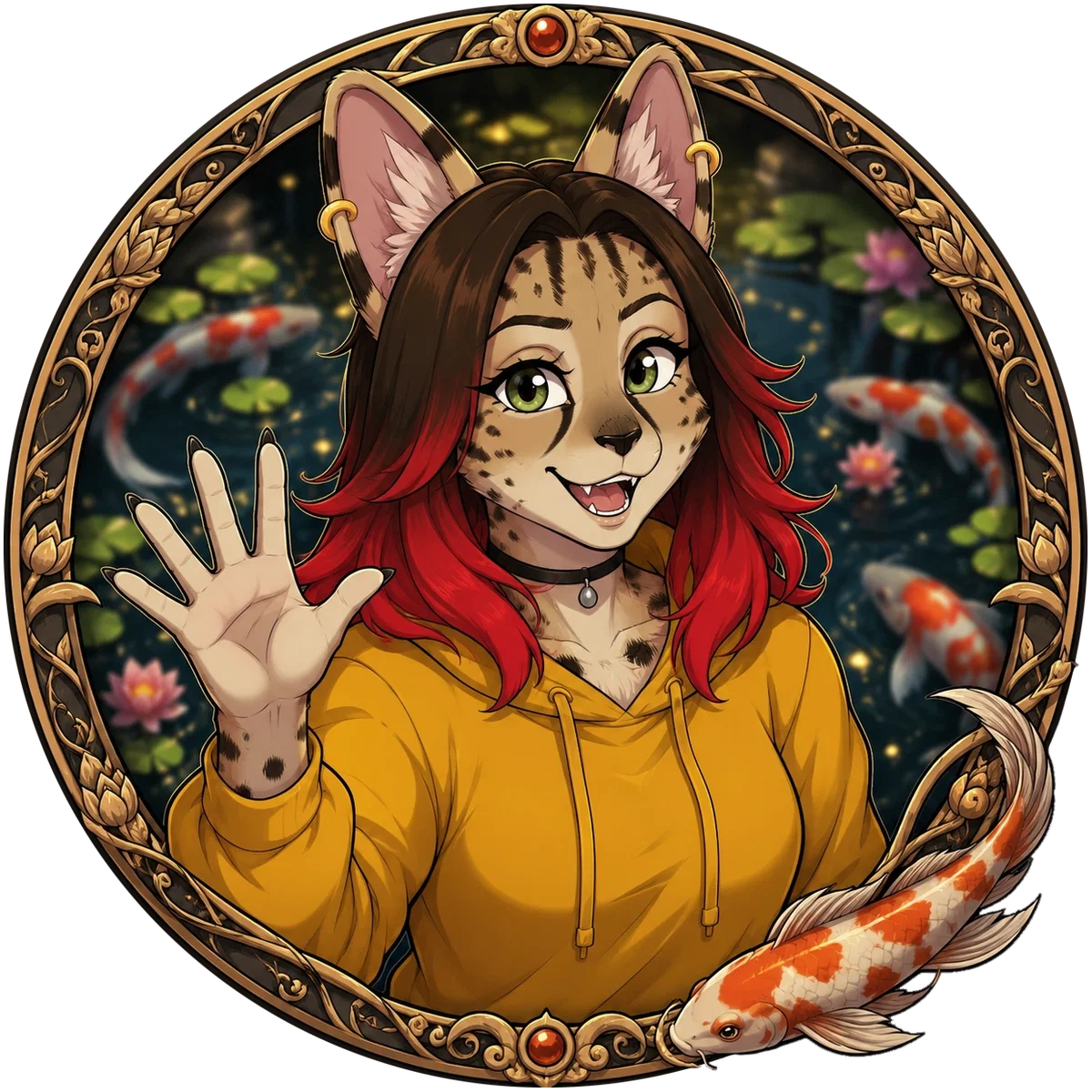 Koi Fih | Bubbly Serval