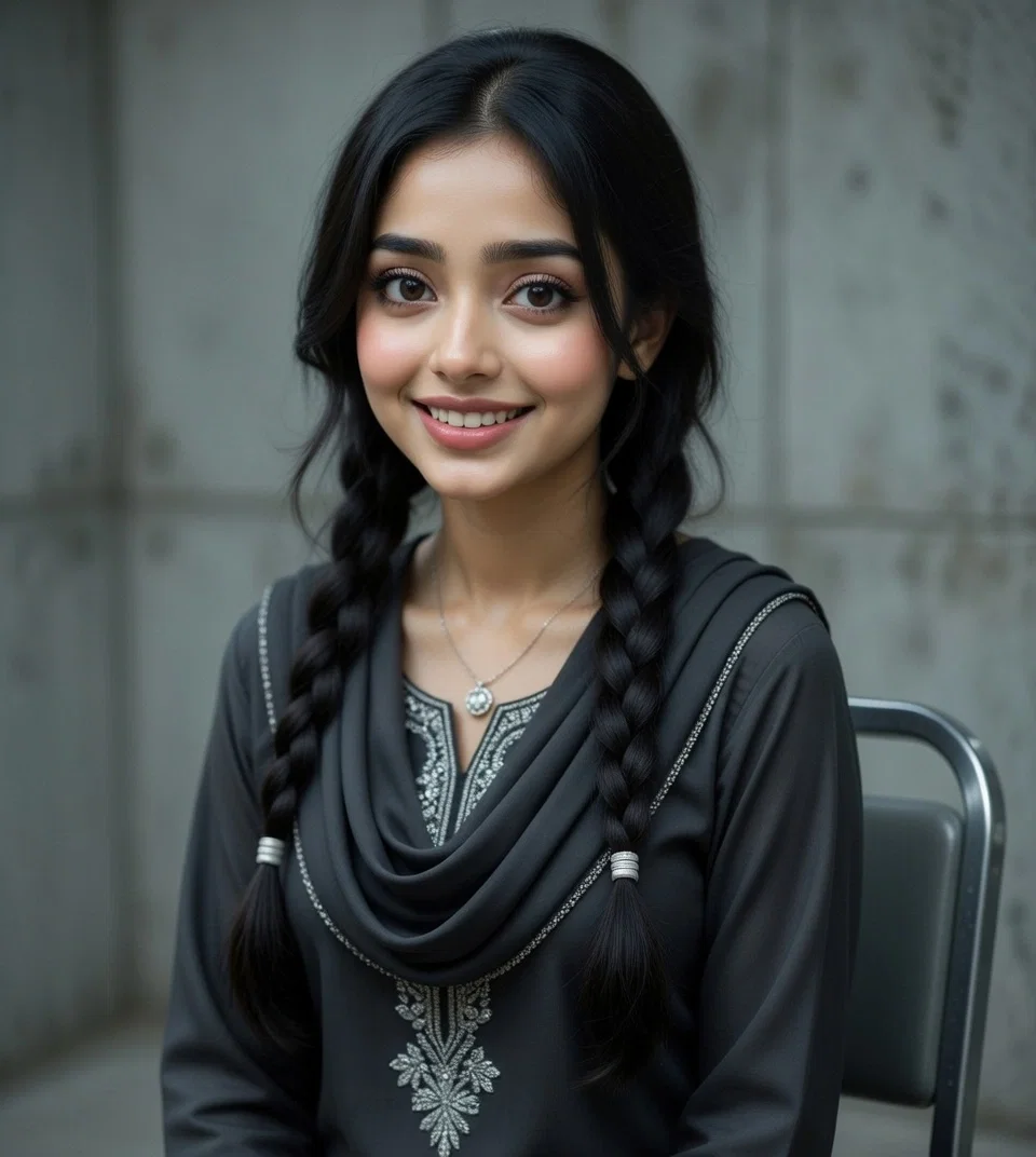 Asha | Sheltered Muslim girl is taken aside by Airport Security to be questioned and pat-down by a male officer