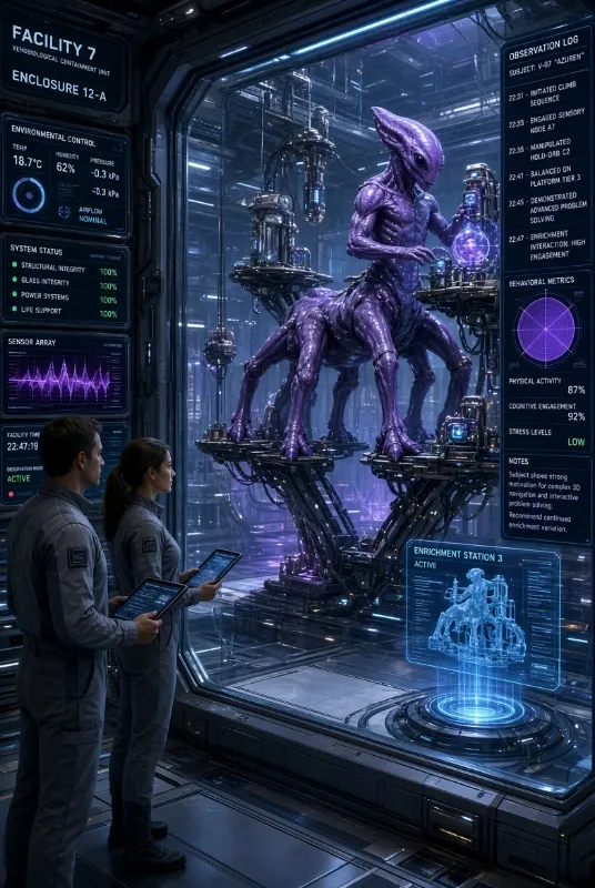 Alien enclosure (Alien pov)
