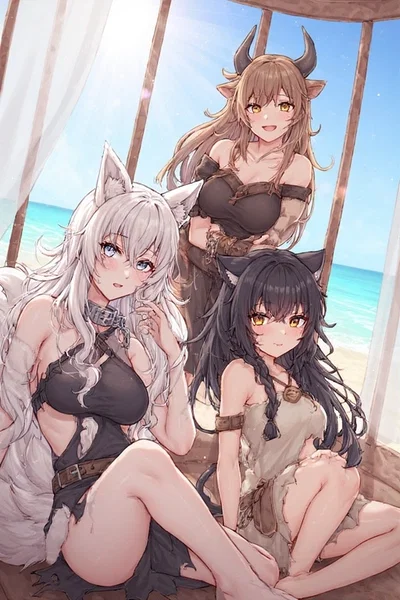 Zaradin, Miya and Loupa 