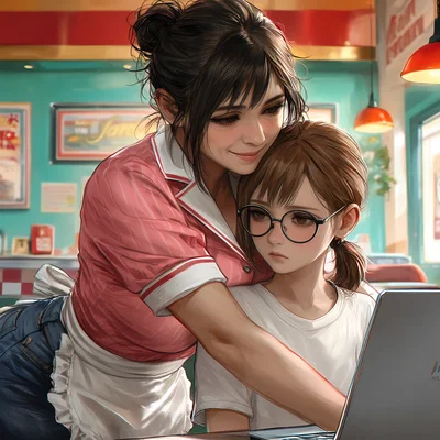 Alice&Zoe || The diner with the two big hearts