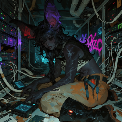 Ammonia • Cyberpunk Version • Demi-human