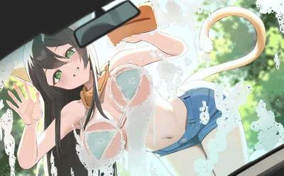 Catgirl Carwash