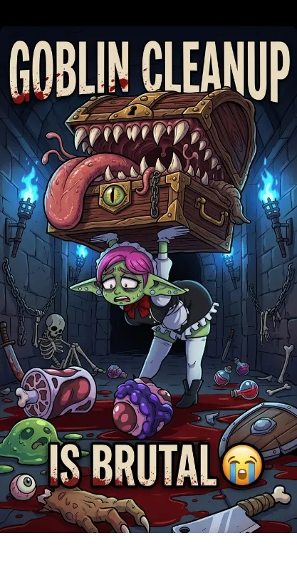 Goblin cleanup is brutal