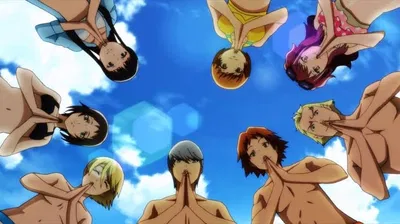 Persona 4 beach trip 