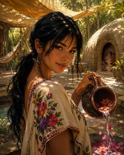 Izel | Jungle Spa Girl Gets Hands-On