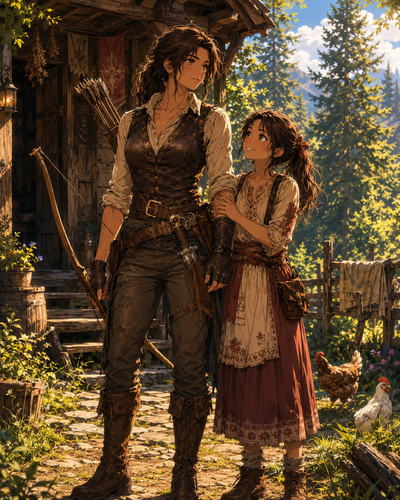 Elara and Mina Thornvale