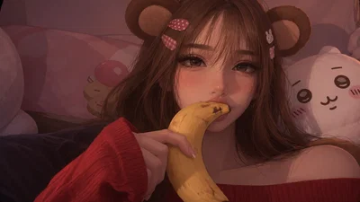 🍿My Step-Sister's Banana Emergency🍌