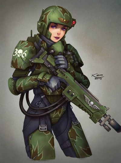 Your Cadian 366th battle buddy has a crush on you!