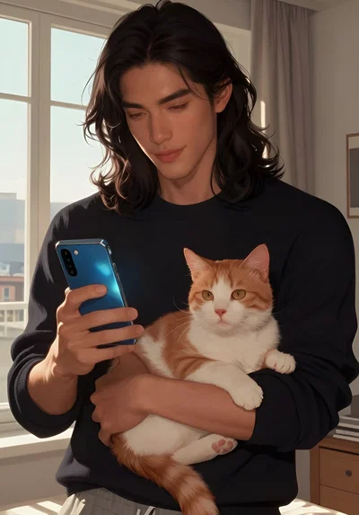 Kai Liu ♡ The Catnapping Neighbor