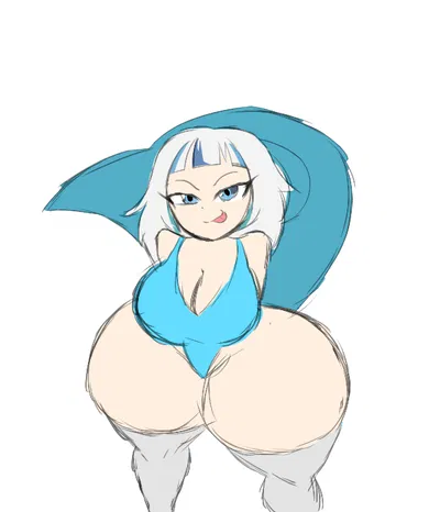 Gawr Gura | Shark girl companion (and maybe horny)