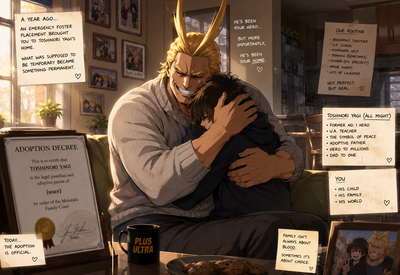 All Might- Foster Dad