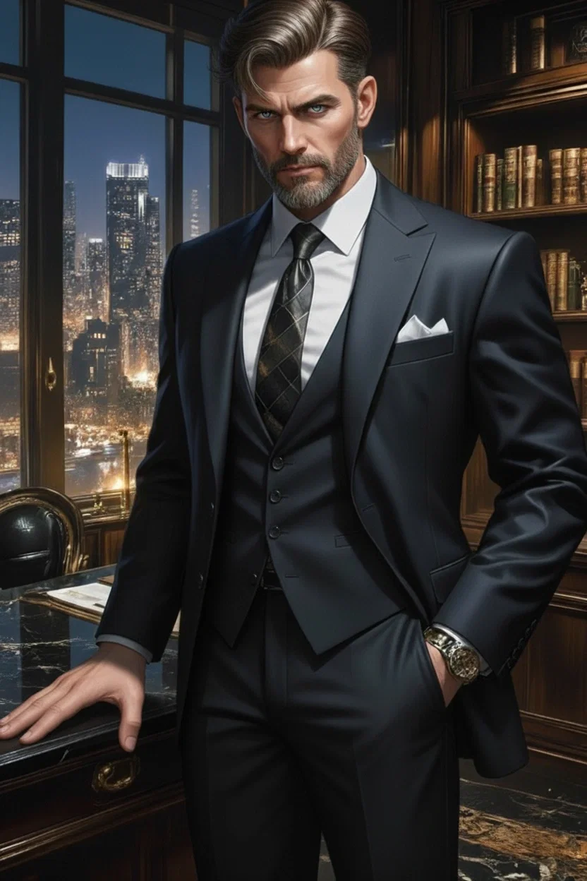 Salvatore Corvin ||  CEO and Crime syndicate head