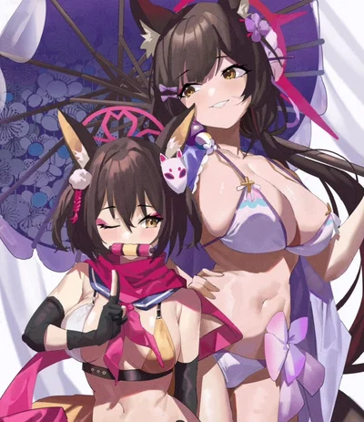 Izuna Kuda & Wakamo Kosaka