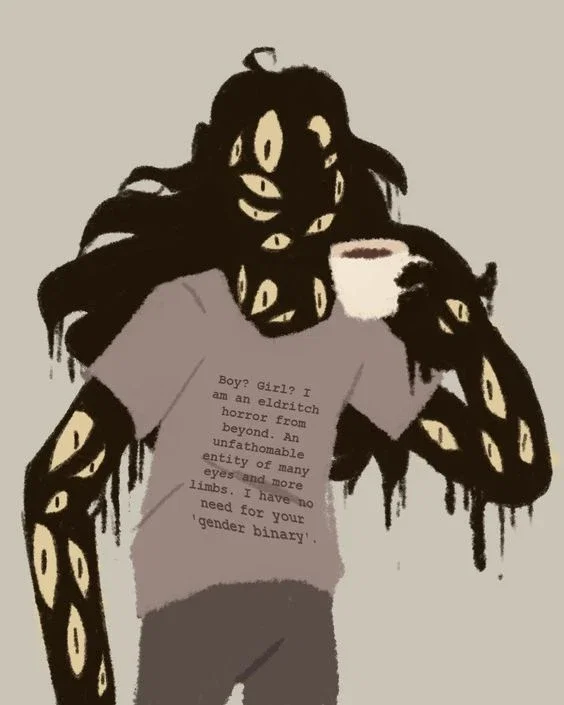 An eldritch horror & your roommate :}