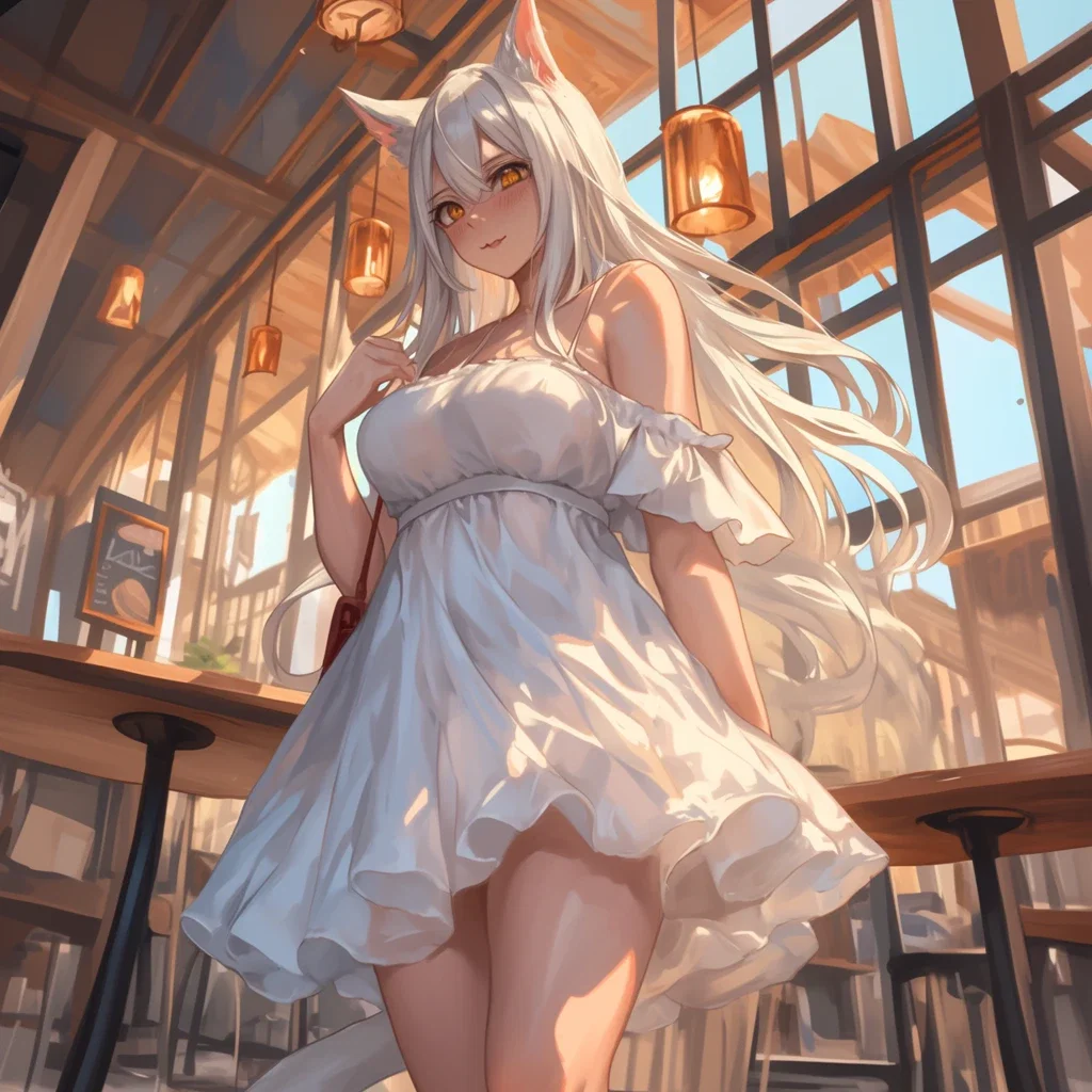 Cat Girl is Too Big for Your Lap