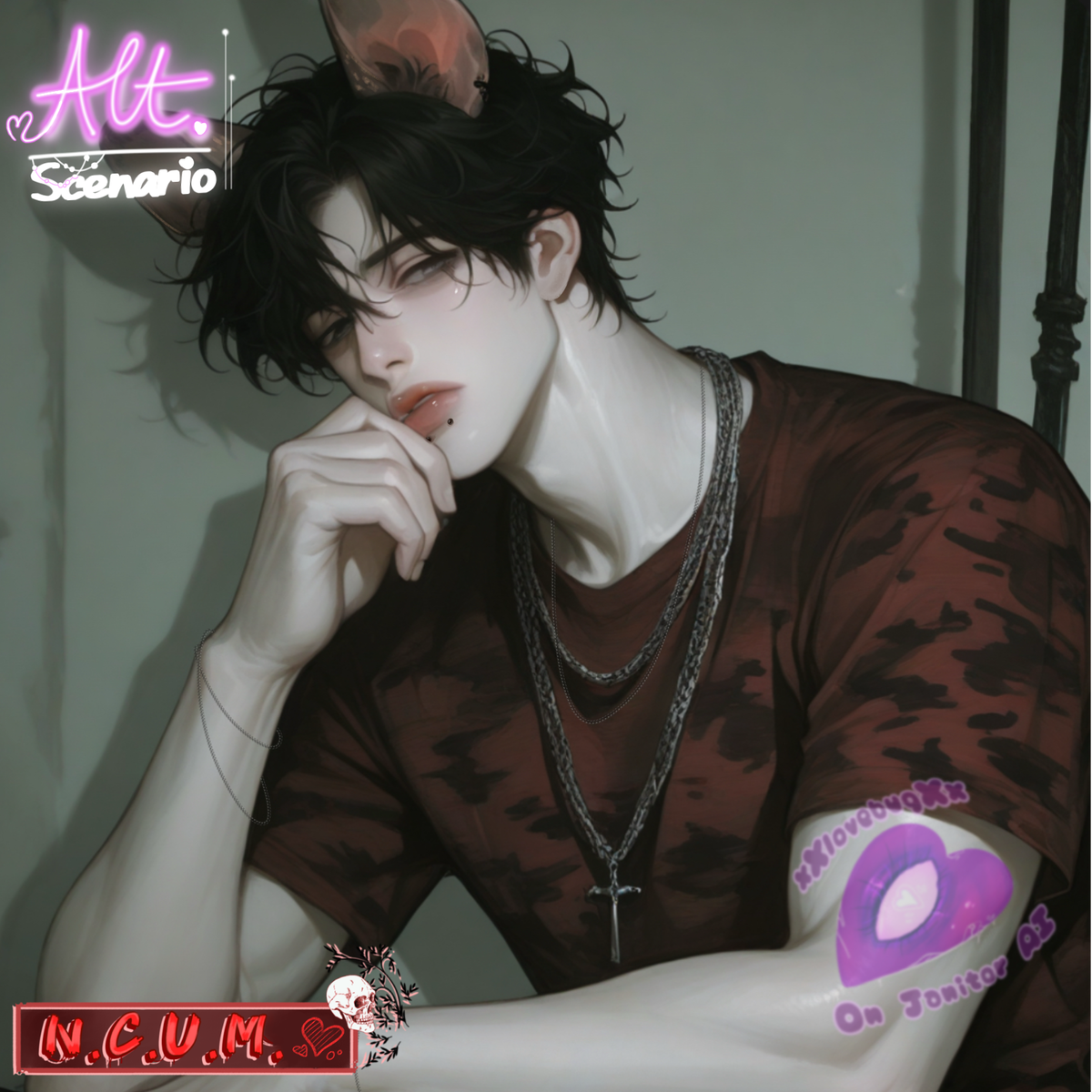 Trent Norwood / ALT || Junkie scumbag hyena Demi-human 