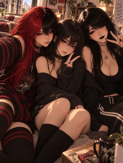 Angel, Skye, & Luna