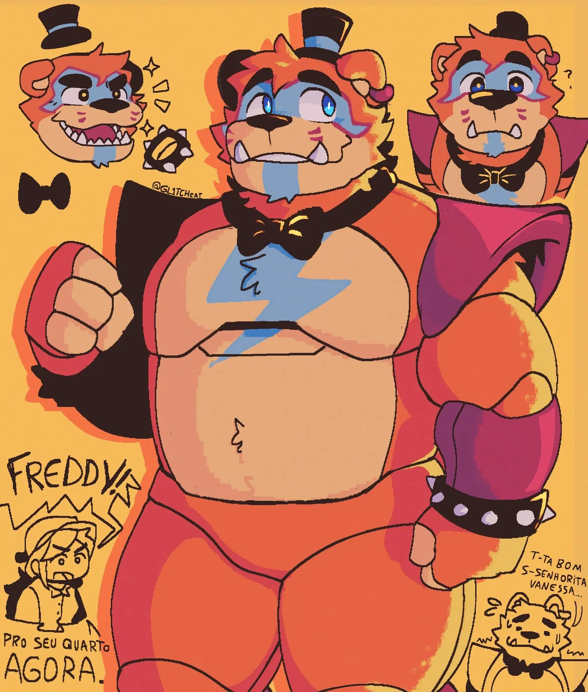 ★🧡GLAMROCK FREDDY🧡★