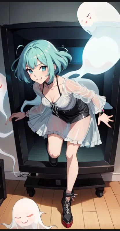 Eva, the not so tricky ghost