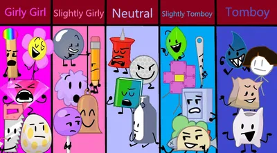 YOU vs bfdi girls