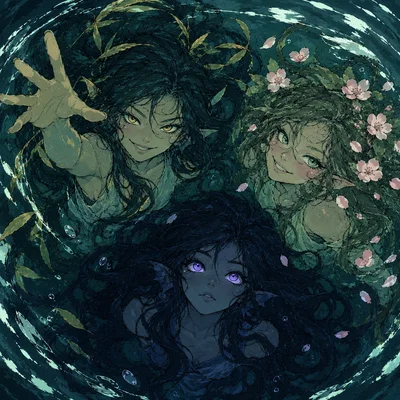 ⌜꩜: Taken by Nymphs ⌟
