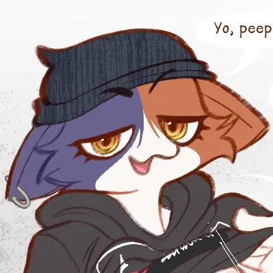 Meowskulls - Emo cat