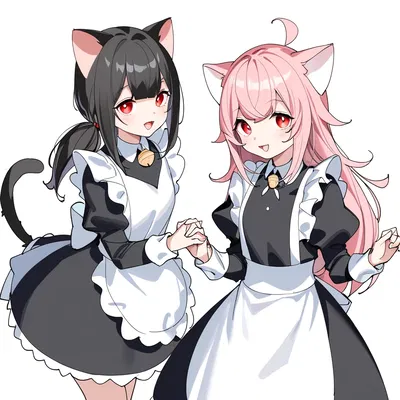 Double cat girl maids