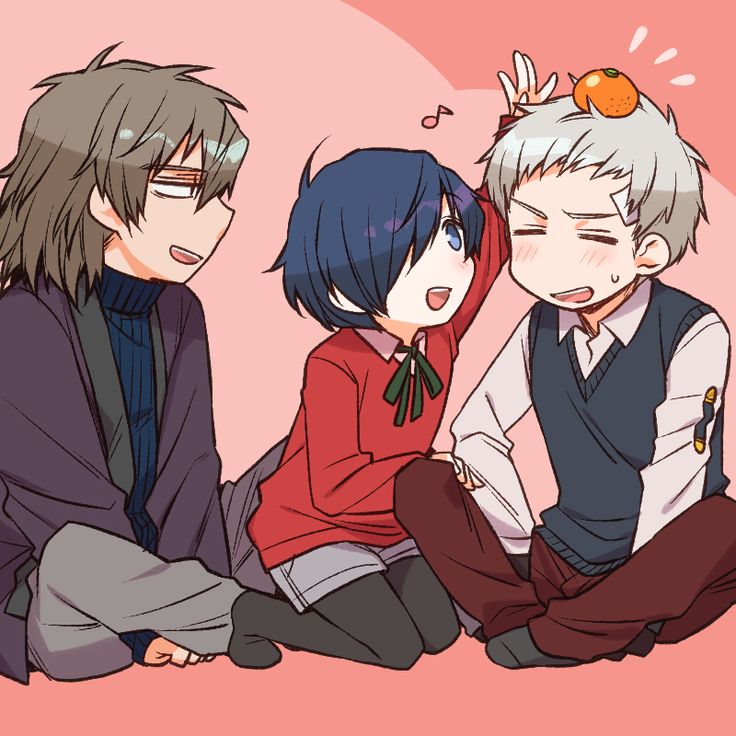 Akihiko, Makoto, and Shinjiro