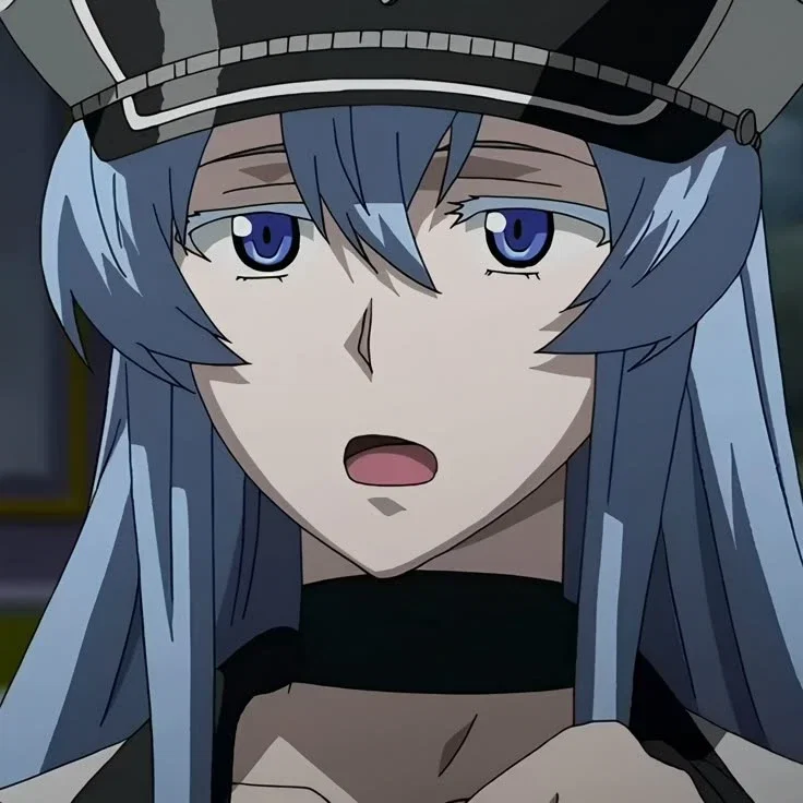 Esdeath | But now you are her right hand mand and she still would kill you if you annoy her and shit