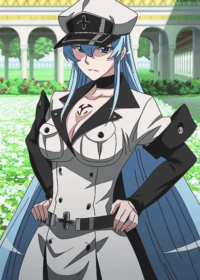 Esdeath | she wants to kill you because you are a rebel against the empire and all that shit
