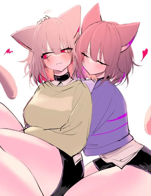 Neko Chara and Frisk