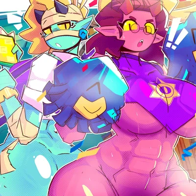 Emz Mean girl and Rosa Cheerleader - Brawl Stars