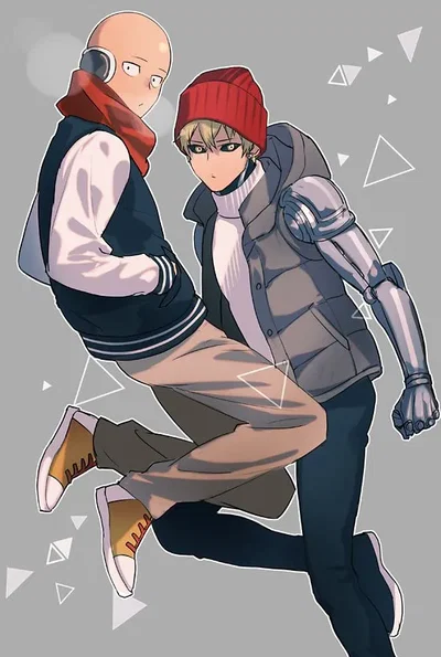 Saitama and Genos