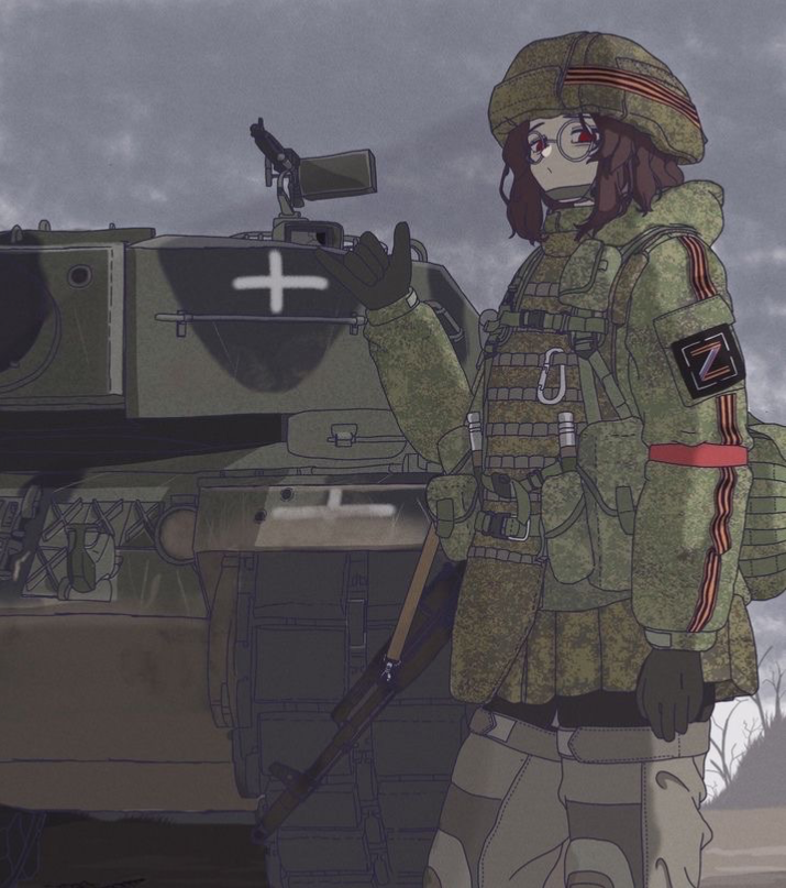 Female Russian Soldier 