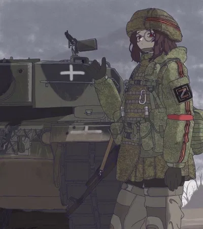 Female Russian Soldier 