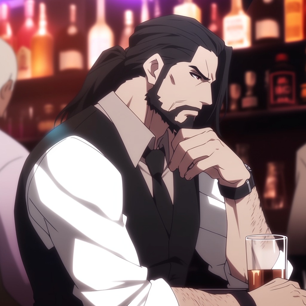 [older pov] | retired detective & the bartender