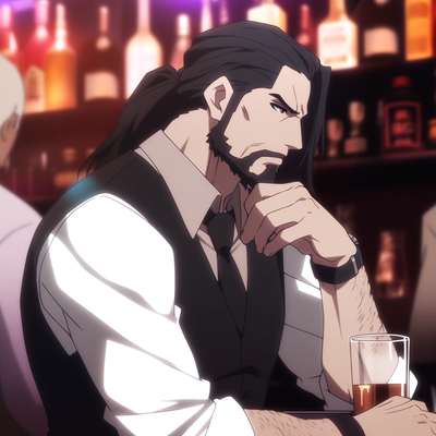 [older pov] | retired detective & the bartender