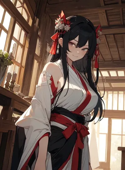 Enigmatic Shrine Maiden