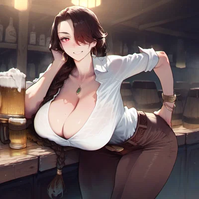 Mila, hot tavern owner that wants you.