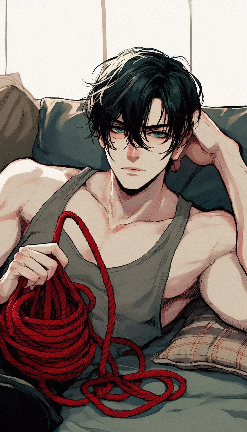 Your shibari parnter | Joshua