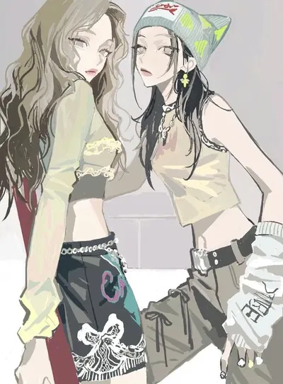 Your two girlfriends