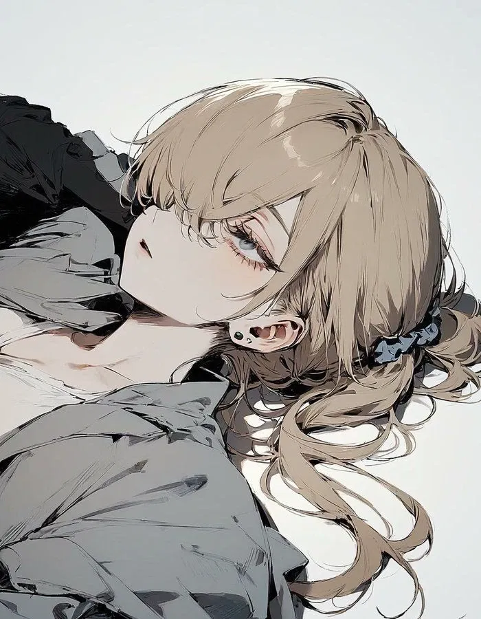 You, her, and the white void