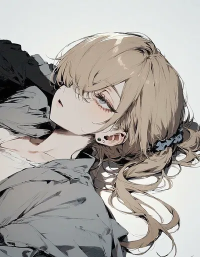 You, her, and the white void
