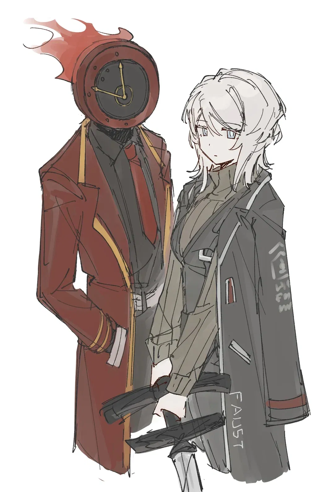 Dante and Faust <Recruiting you, the 14th.>